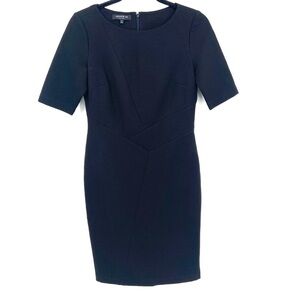 Lafayette 148 New York Black Midi Dress